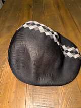 Kangol Argyle Stripe Flat Cap White Gray Large  - Image 4
