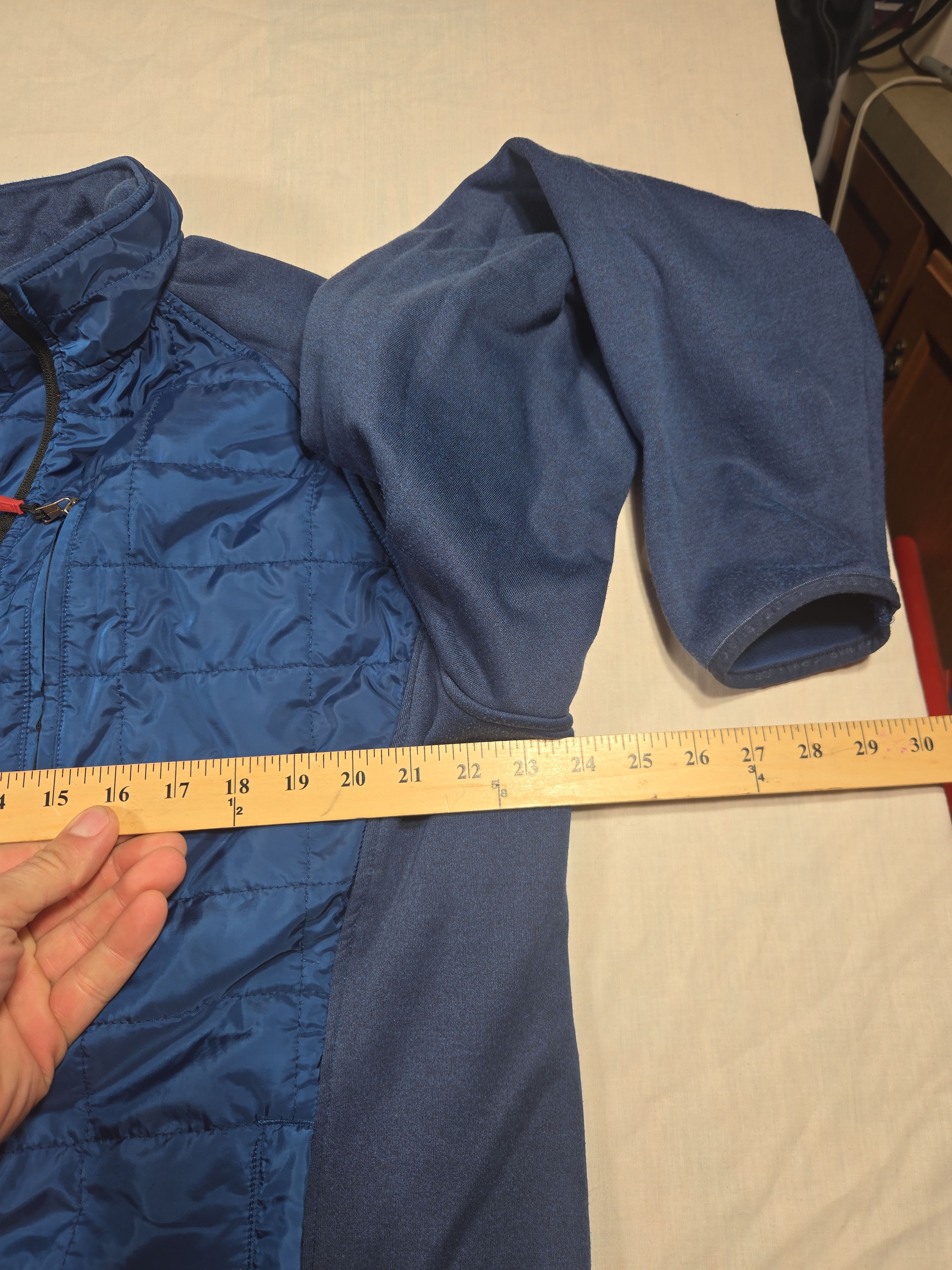 Orvis Hybrid Quilted Womens Jacket Blue XL - Image 7