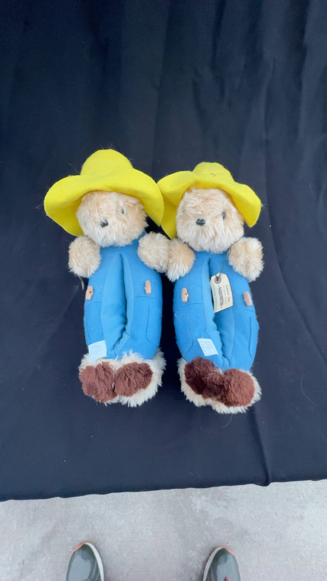 Paddington Bear Slippers - VERY GOOD wVntg With Tags - Size Medium