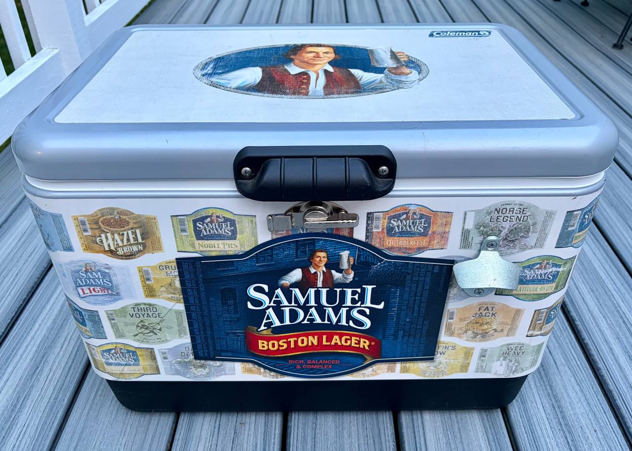 Coleman Samuel Adams Steel Belted Cooler
Father’s Day soon !!