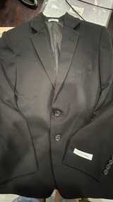 Black Calvin Klein Boys 2-Piece Suit Set size 8 Jacket and Dress Pants - Image 7