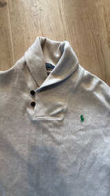Polo Ralph Lauren Luxury Jersey Shawl-Collar Pullover Sweater: Large - Image 2