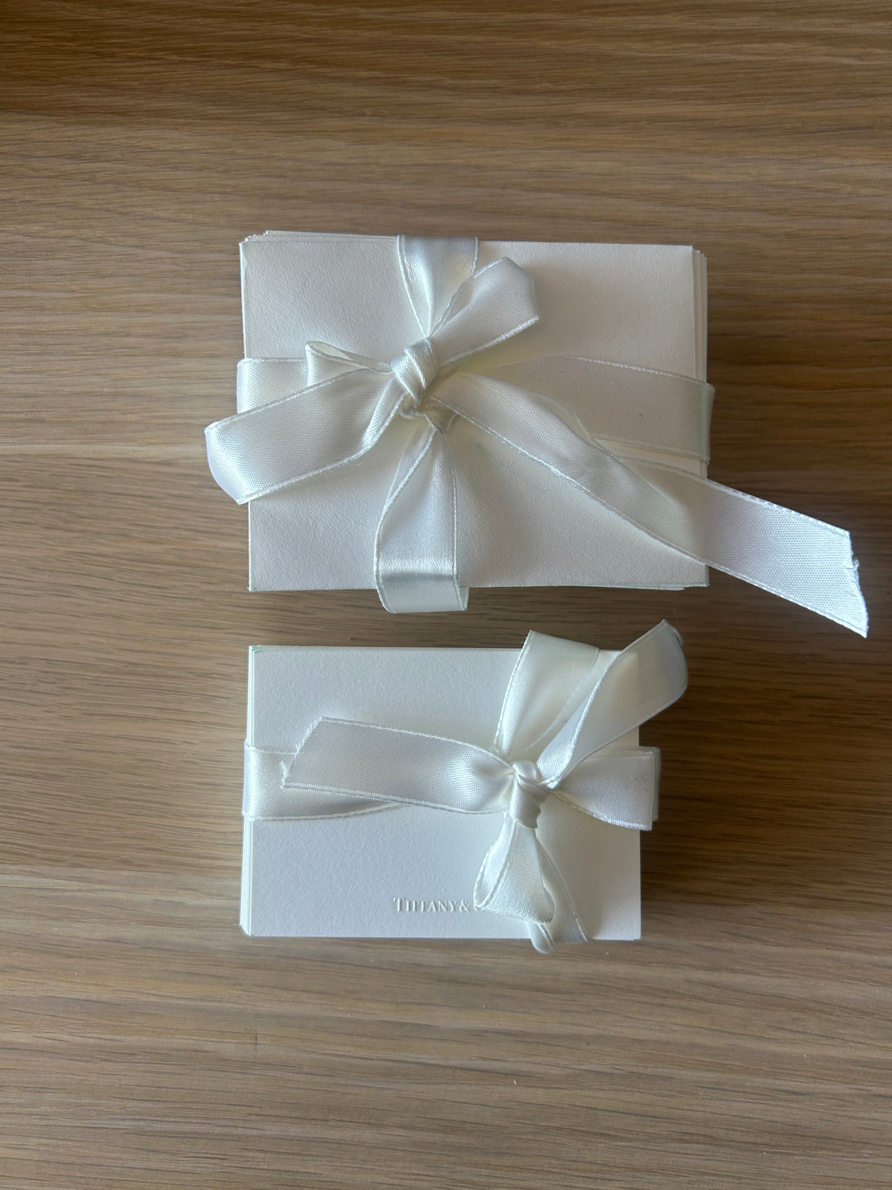 Tiffany & Co. Embossed Gift Cards & Envelopes Lot
