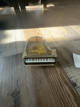Schmid Sankyo Piano Music Box Clear Acrylic - Image 1
