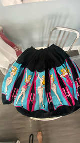 Pinup Couture by Micheline Pitt Burlesque Novelty Circle Skirt - Image 2