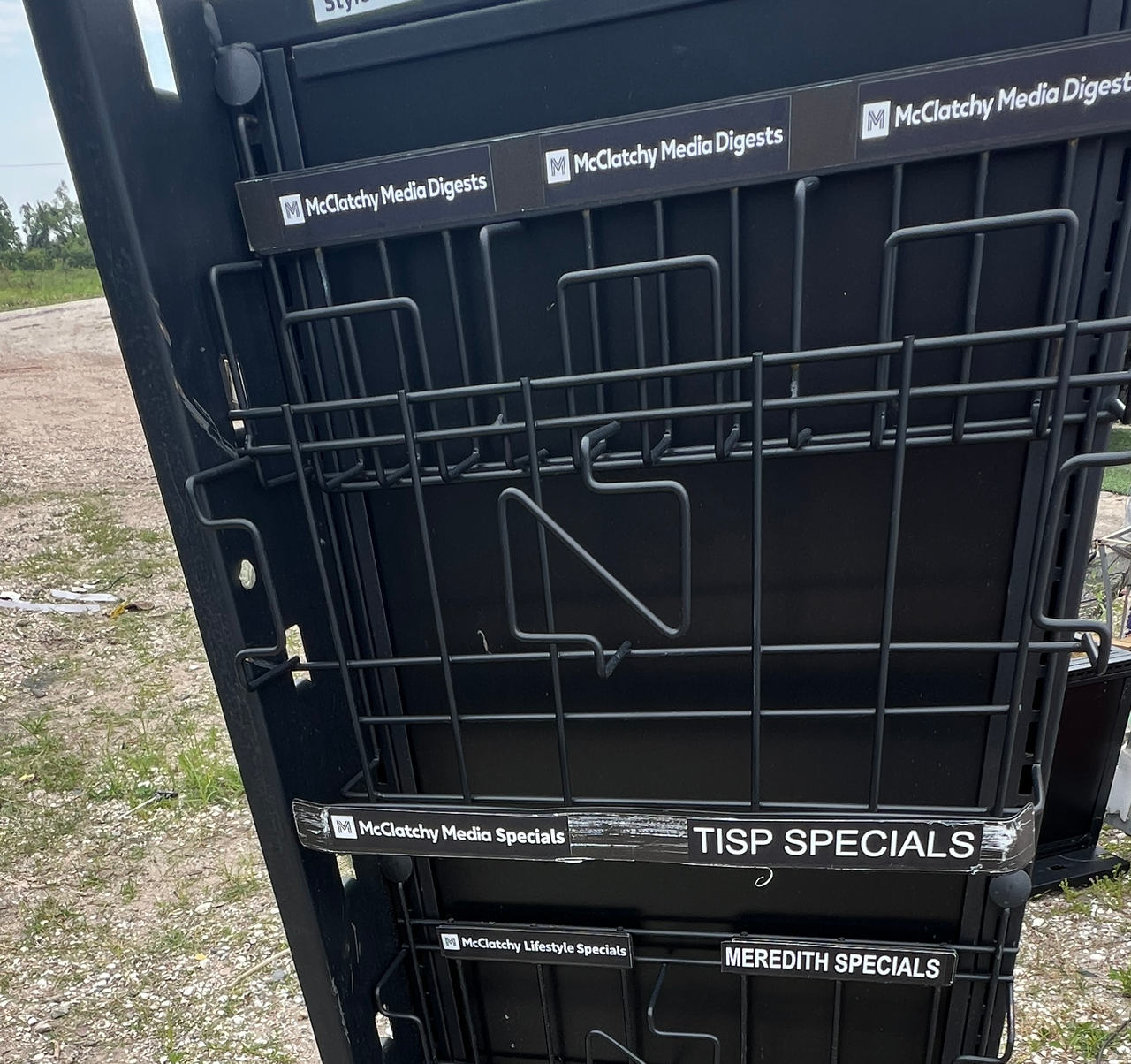 McClatchy Media Newspaper Display Rack