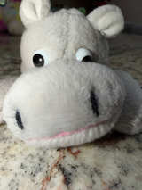 5” Small HIP INSURANCE MASCOT Plush Hippo Stuffed Animal - Image 1