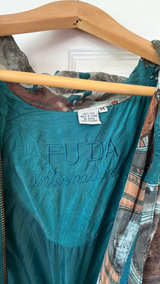 Fuda International Vintage Silk Bomber Jacket Medium Retro 1980s 80s - Image 3