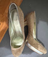 Calvin Klein Faux Fur Platform Pumps - Image 1