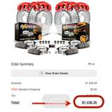Power Stop Ford F250 ‘09-‘10 Super Duty Front Rear Z36 Brake Caliper Rotor kit - Image 4