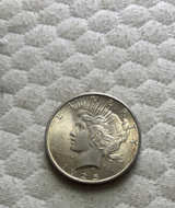 1923 Peace Silver Dollar - Image 1