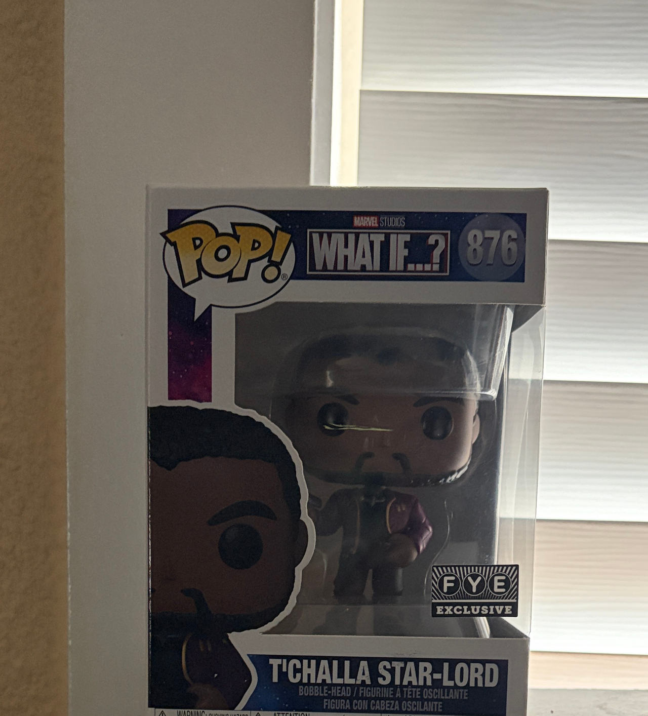 Funko Pop! Marvel: What If...? - T'Challa Star-Lord #876 FYE Exclusive