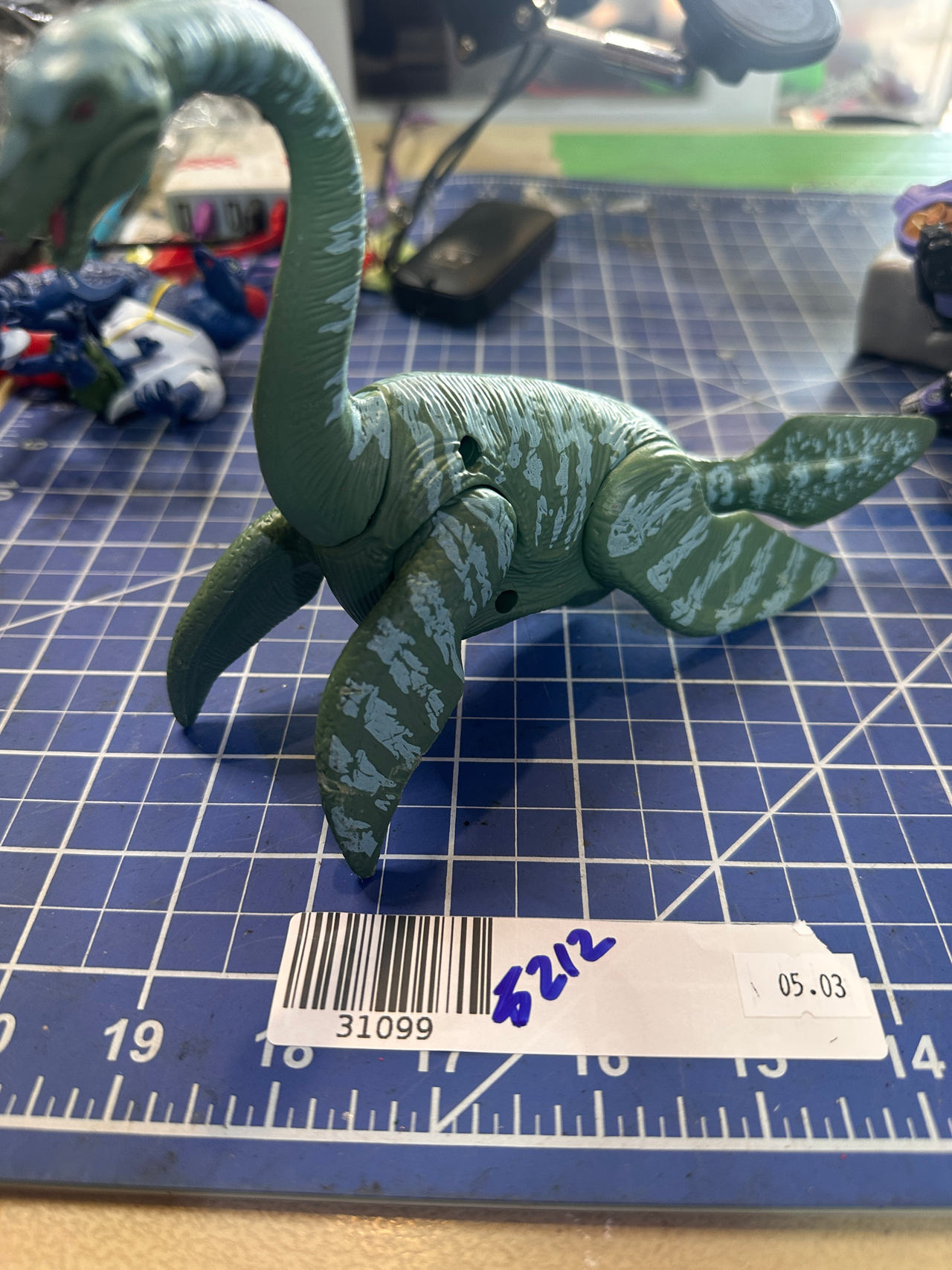 Mattel Jurassic World Elasmosaurus retro action figure. 212