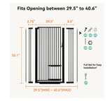 New, open box COMOMY 55.1" Extra Tall Pet Gate. - Image 1