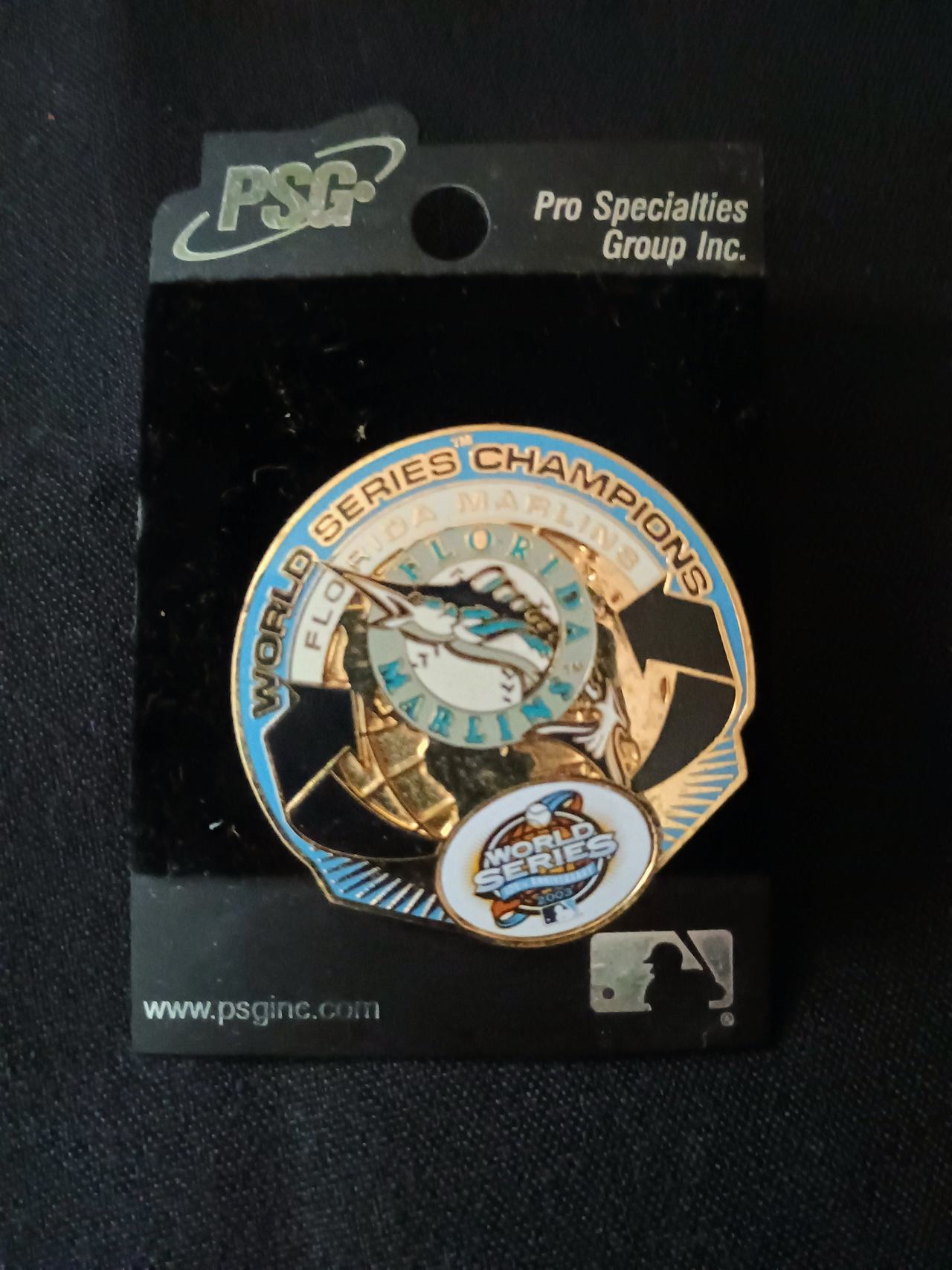 Florida Marlins 2003 World Series Champions Pin