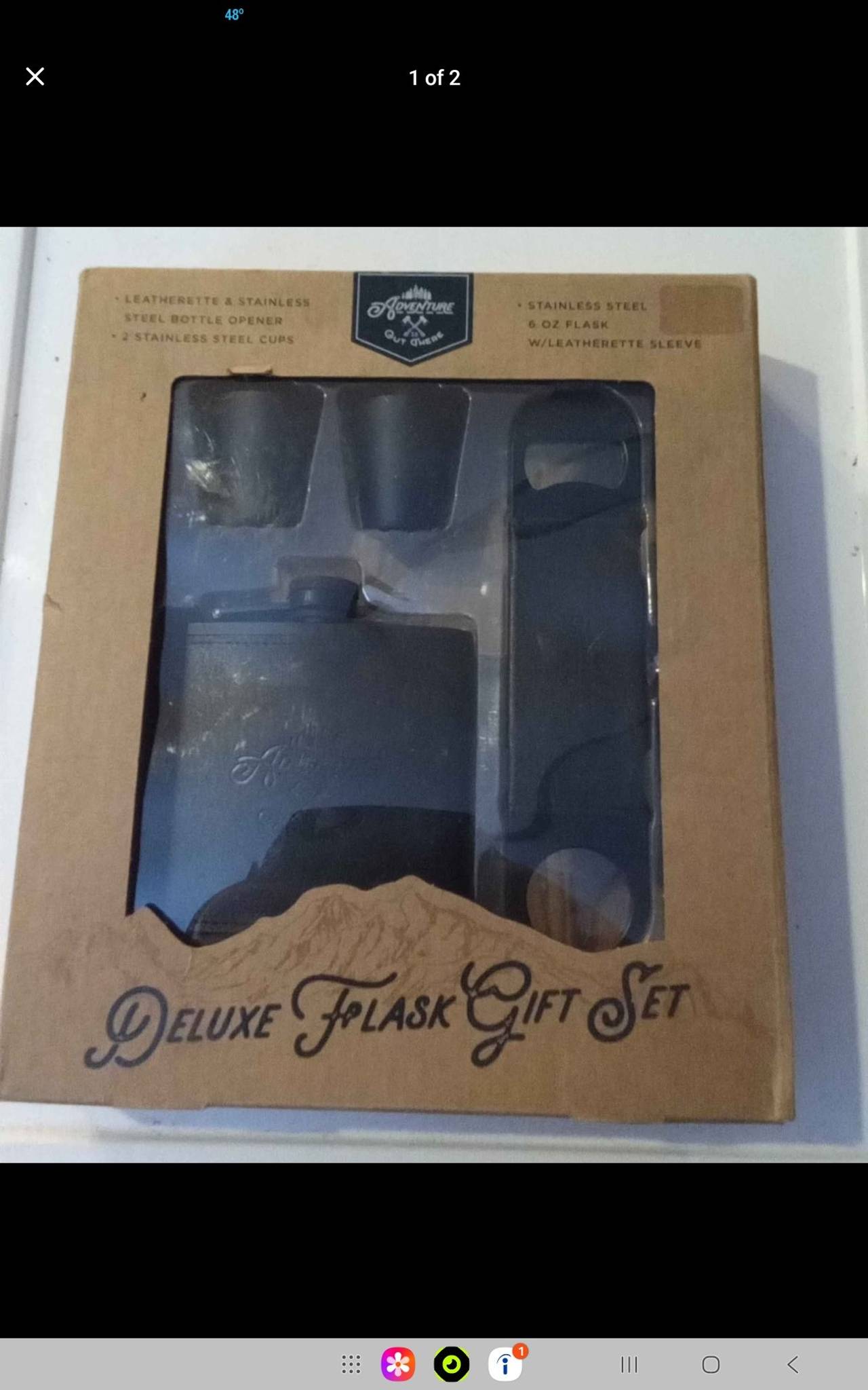 Adventure Awaits Deluxe Flask Gift Set
