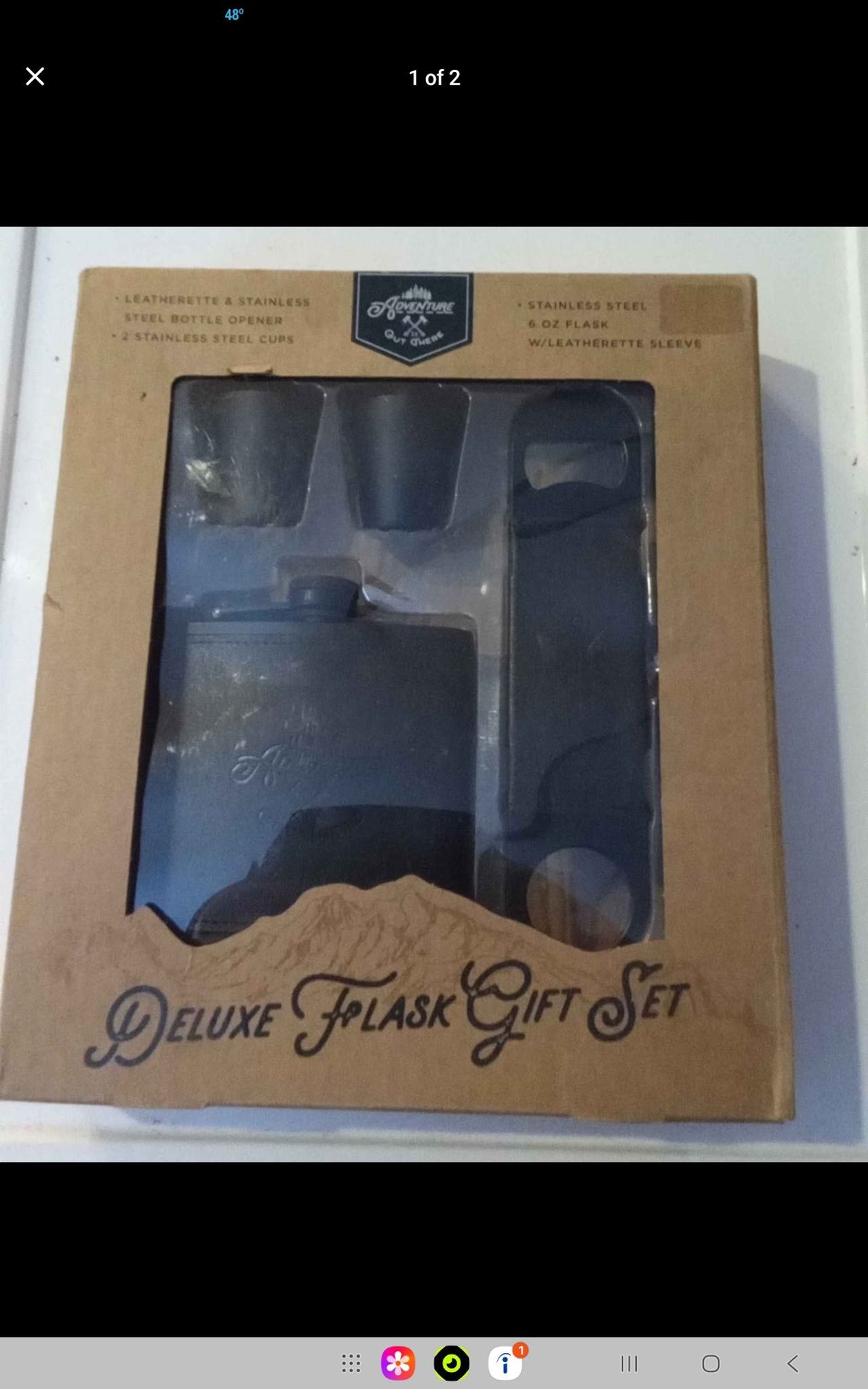 Adventure Awaits Deluxe Flask Gift Set