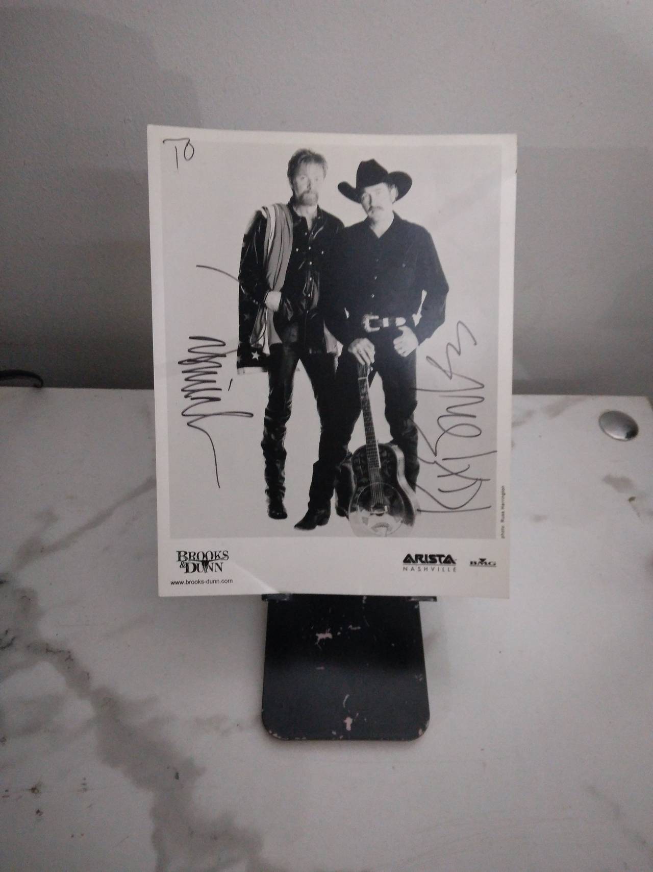 Brooks & Dunn Autographed Promo Photo