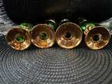 Bohemian Green Glass Goblets - Image 3