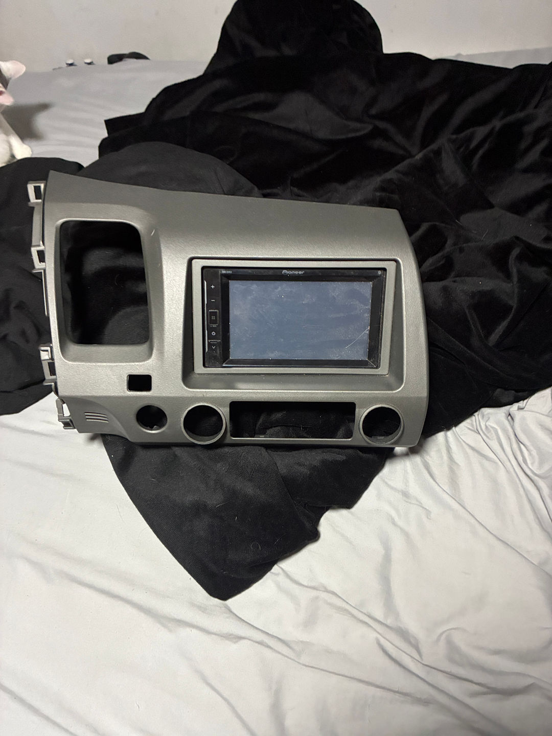 Honda Civic Dash Kit with Pioneer Double Din Stereo