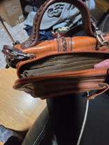 Brighton Croc Embossed Leather Handbag - Image 2