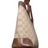 Gucci GG Canvas Tote Bag Brown - Image 2