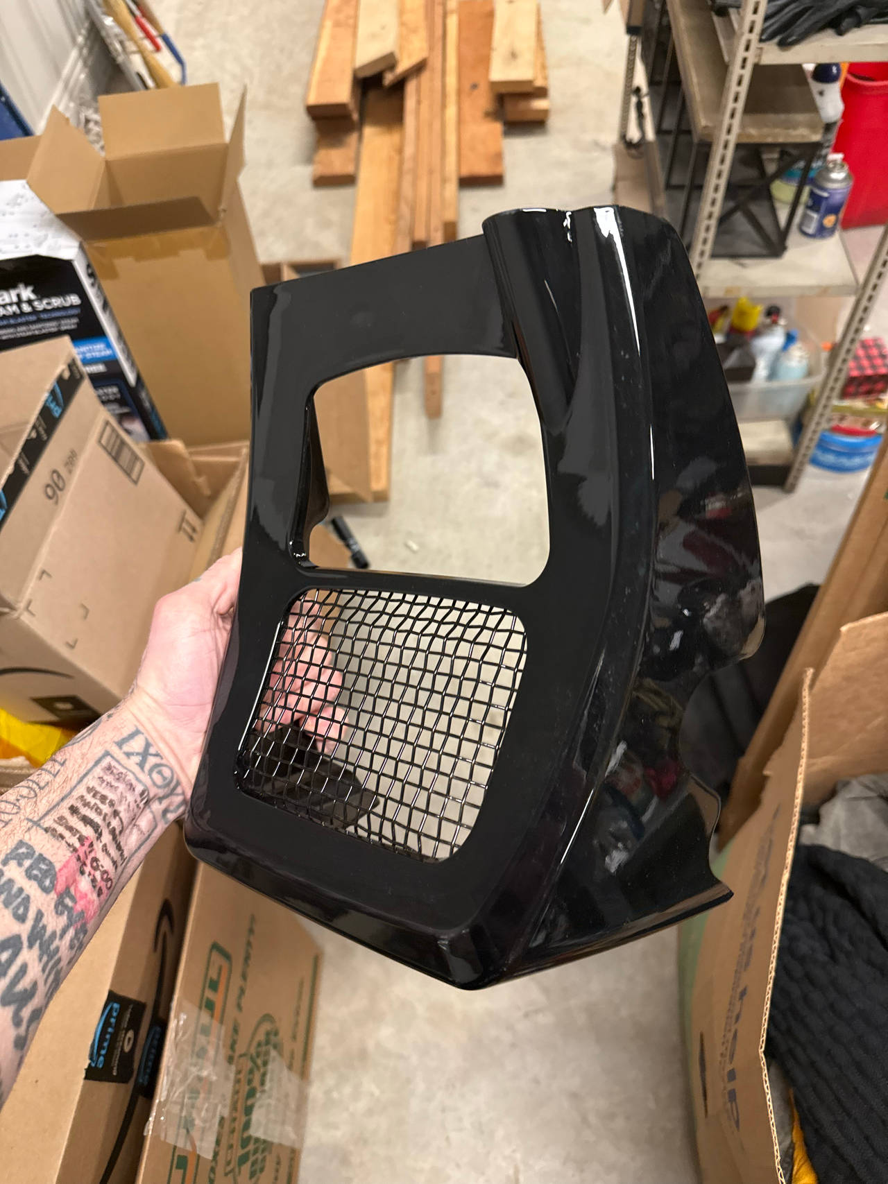 Advanblack Milwaukee-Eight Touring Chin Spoiler