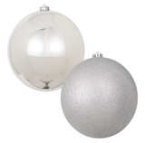 2PCS Large Christmas Ornaments Shatterproof Christmas Ball Ornaments Giant Xmas - Image 3