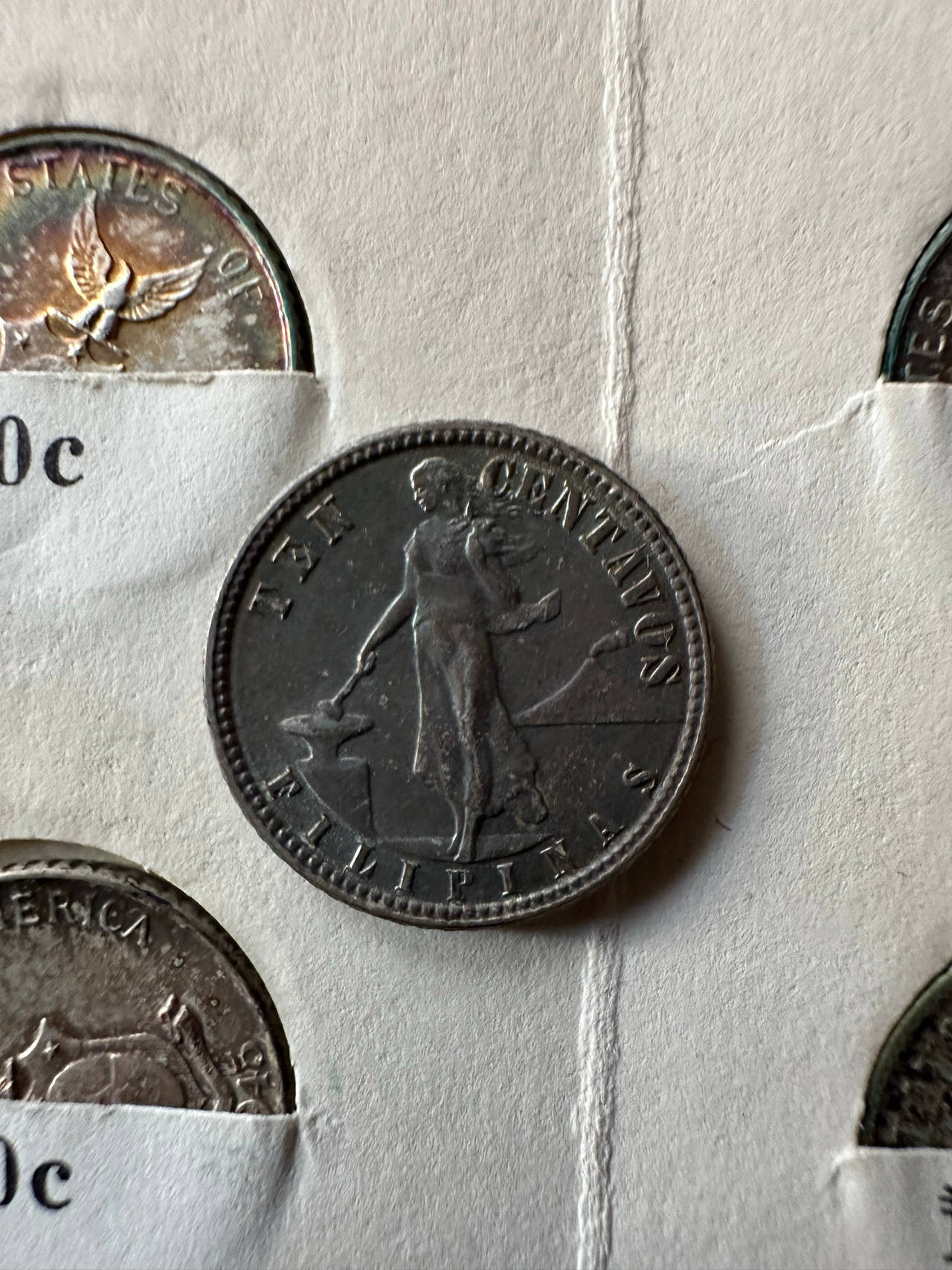 Philippines 10 Centavos Coin (US Administration)