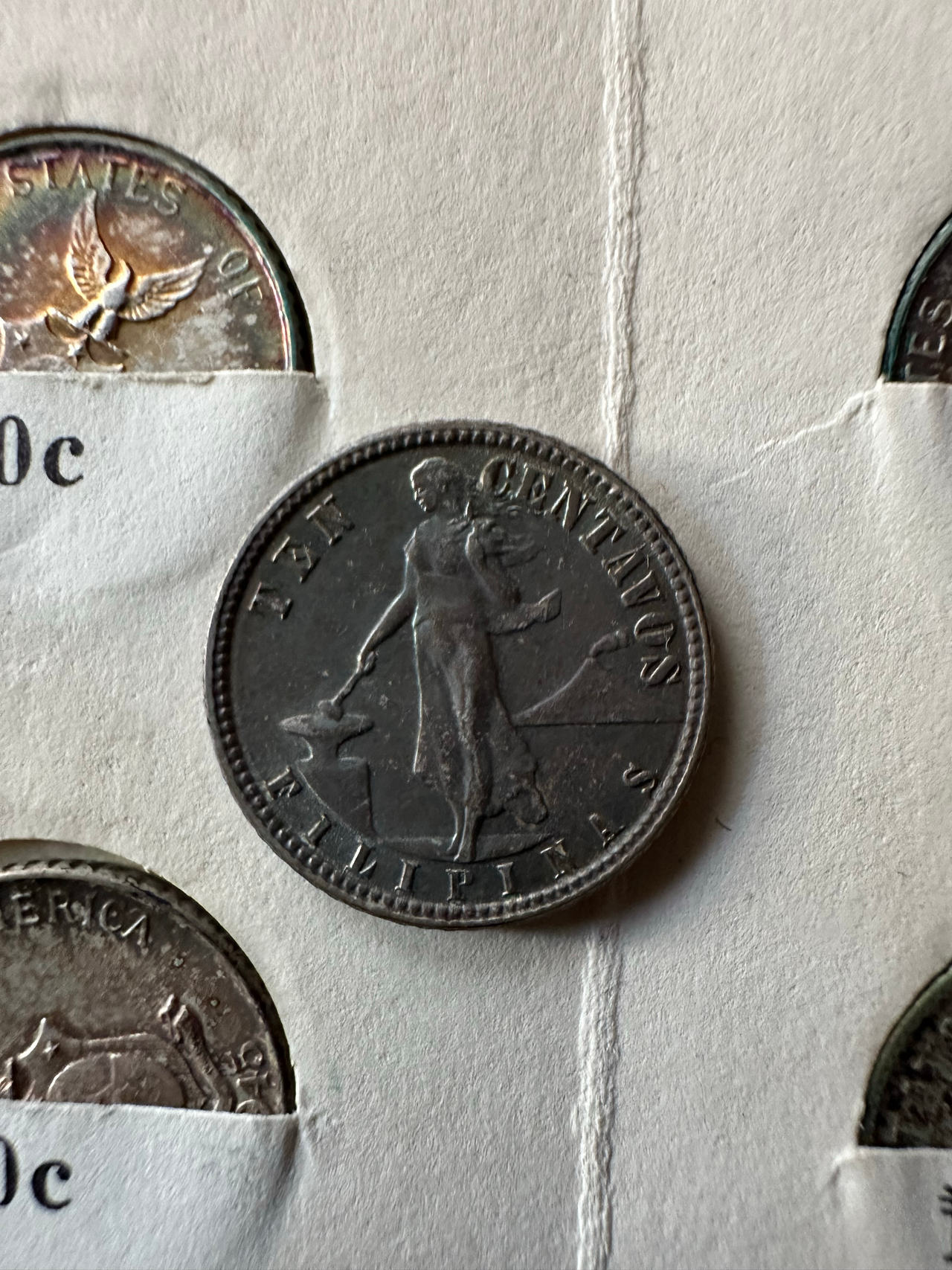 Philippines 10 Centavos Coin (US Administration)