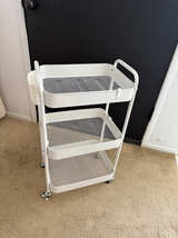 3-Tier Rolling Utility Cart - Image 1