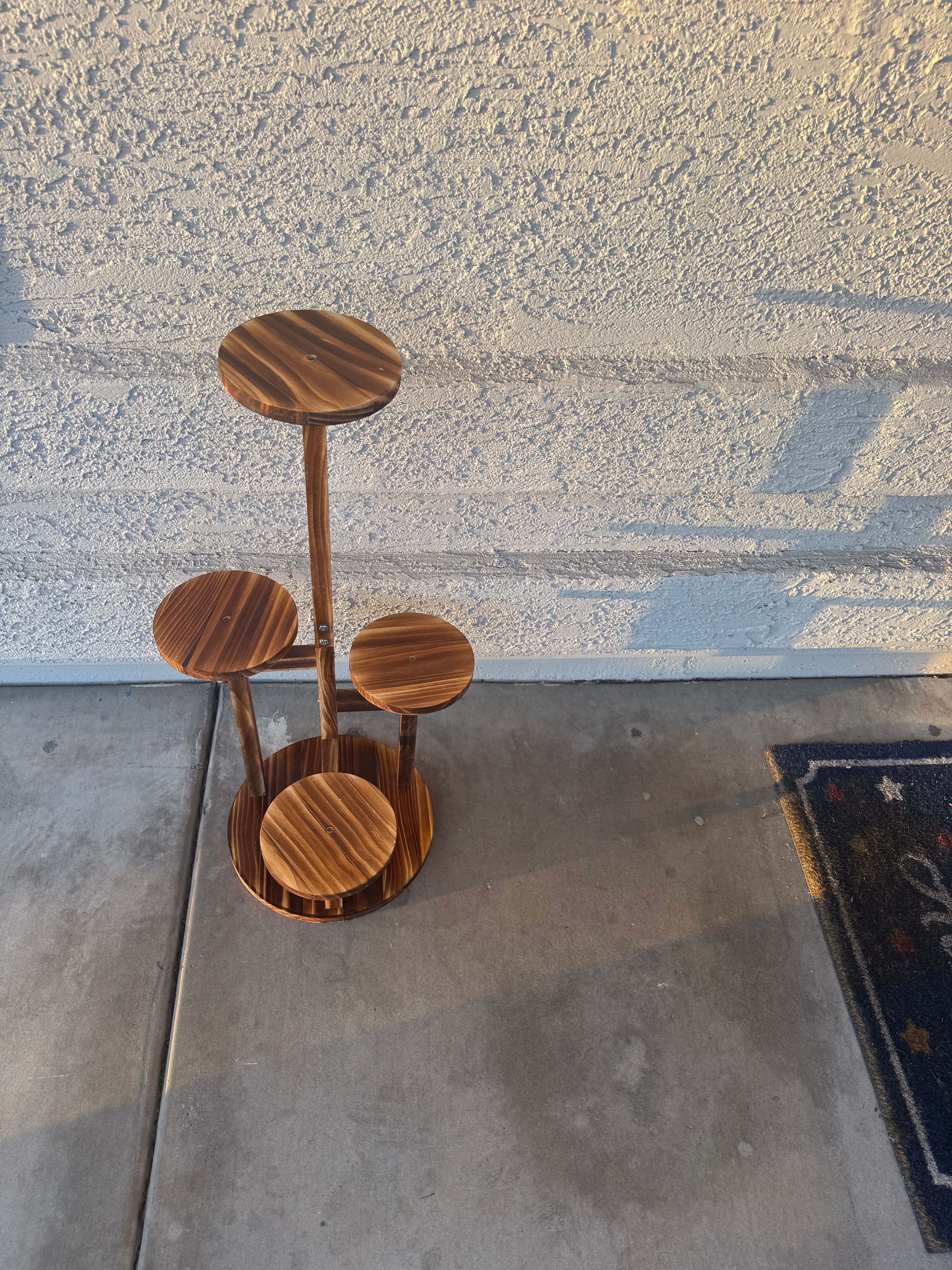 Bamworld Wooden Plant Stand - Image 6