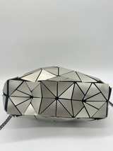 Bao Bao Issey Miyake Geometric Triangle Panel Bag Silver Chain Strap - Image 5