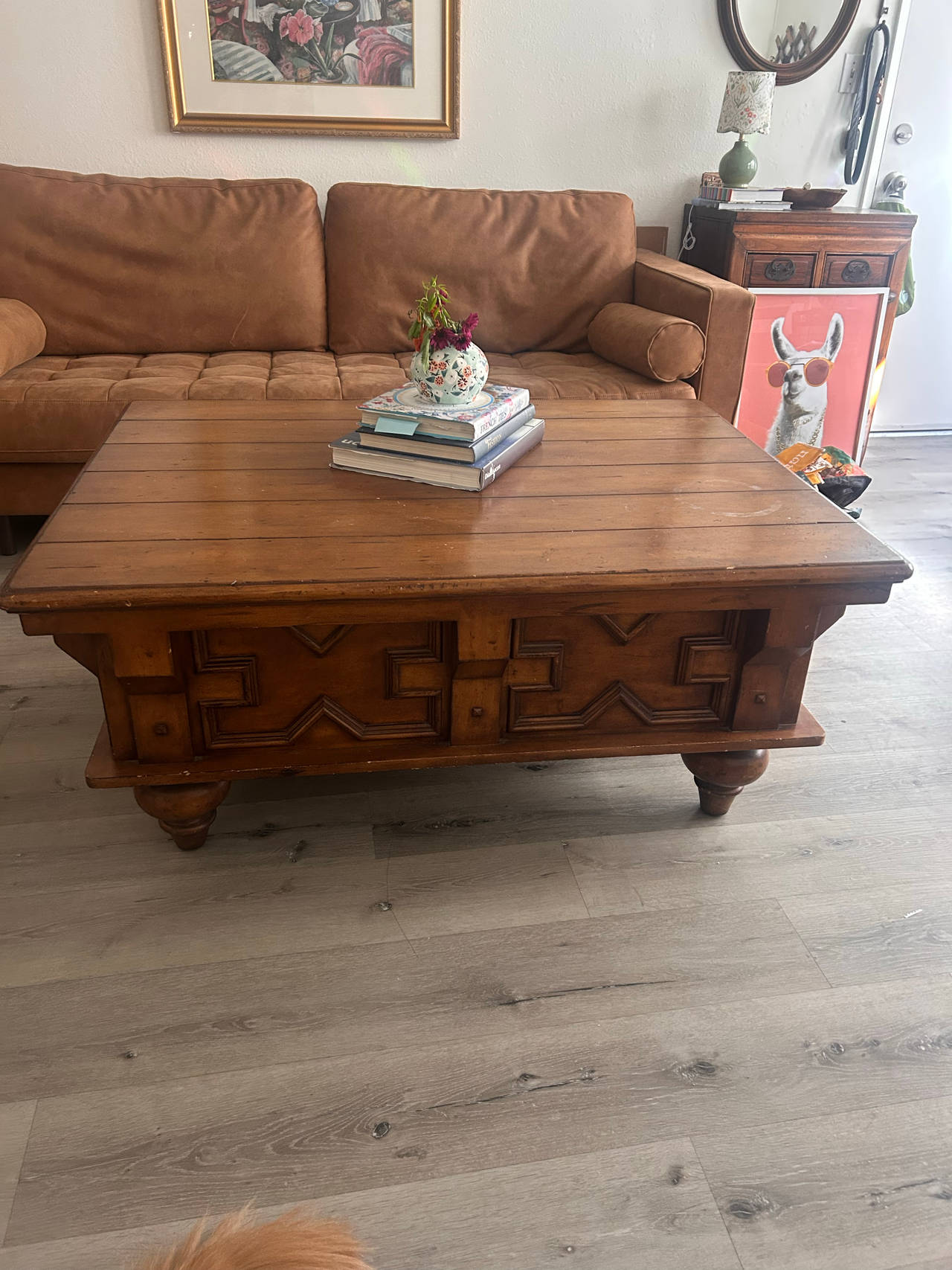 Rustic Solid Wood Coffee Table