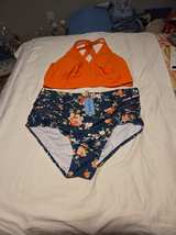 Yonique Women's High Waisted Halter Bikini Set - Image 2