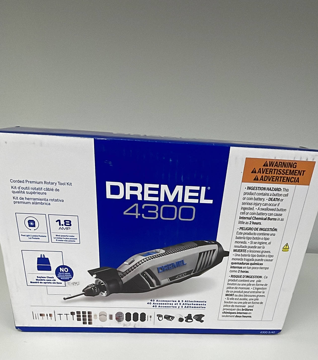 Dremel 4300 Corded Rotary Tool Kit