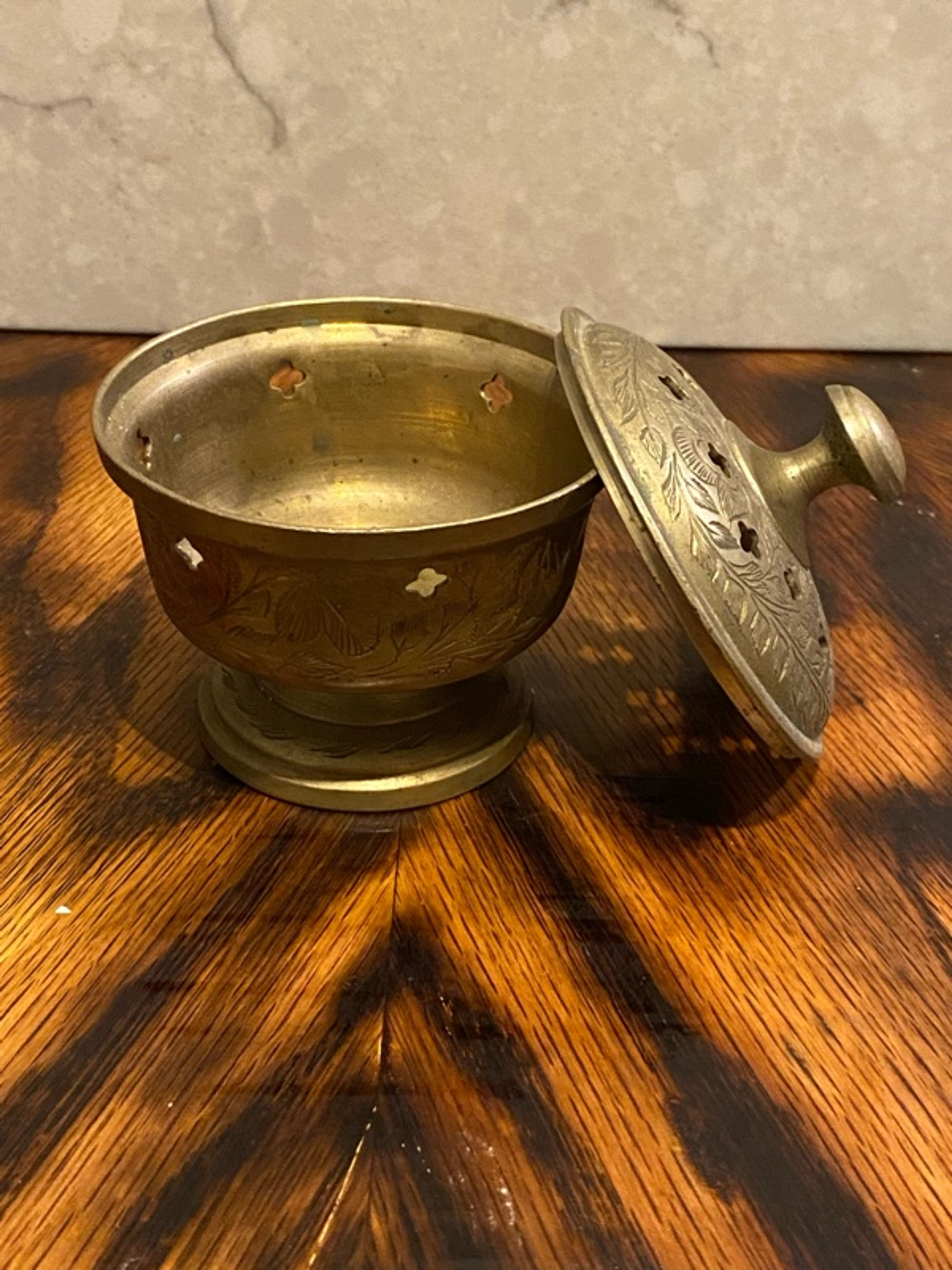 Vintage Brass Small Vase