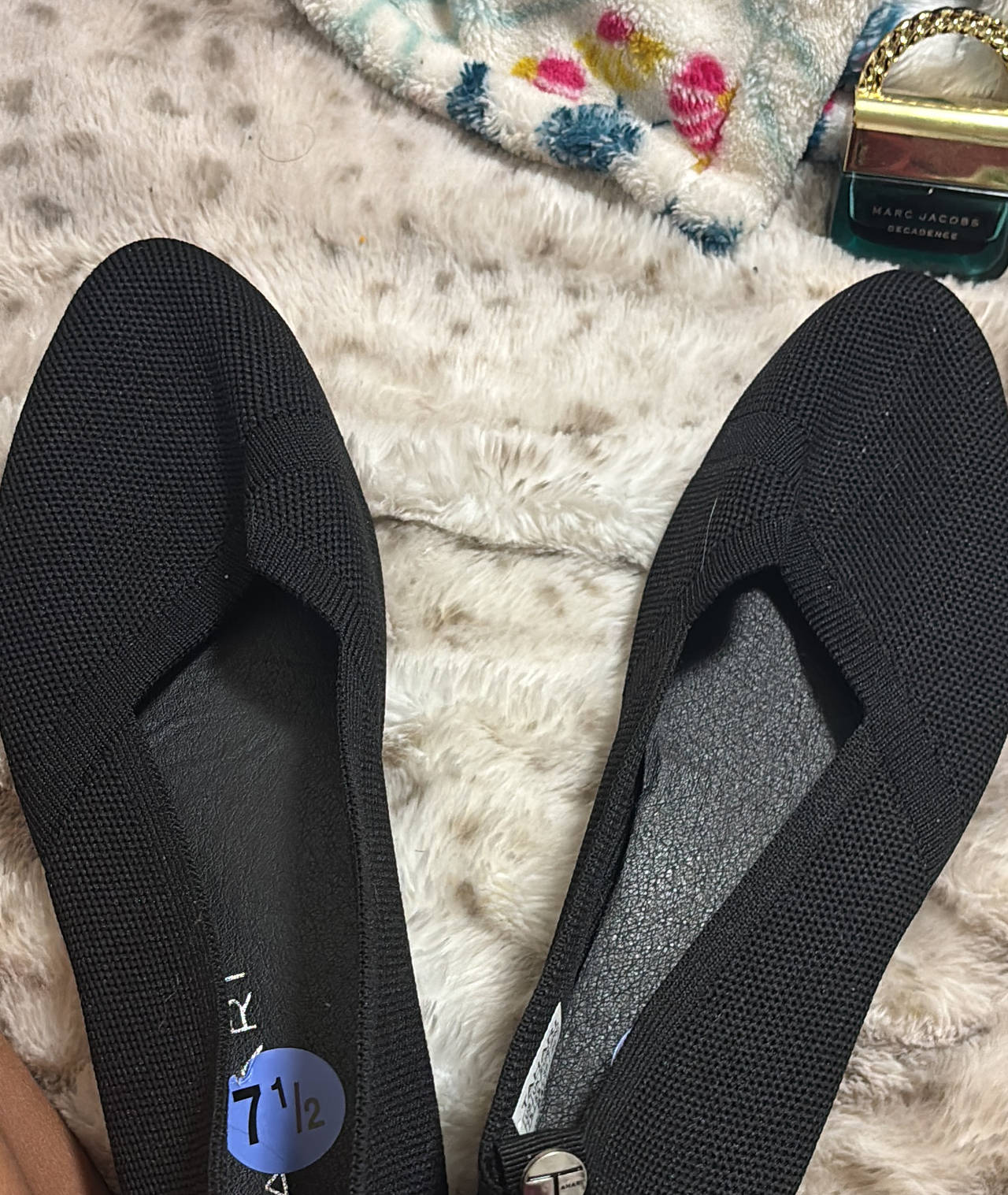 Tahari Knit Pointed Toe Flats