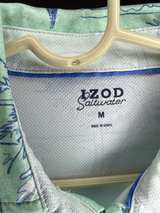 IZOD Saltwater Tropical Print Polo Shirt - Image 3