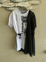 Evisu Kuro Graphic T-Shirt Dress - Image 1