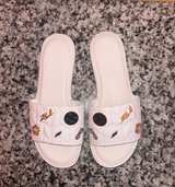 Karl Lagerfeld Carenza Pins White Slide Sandals - Image 1