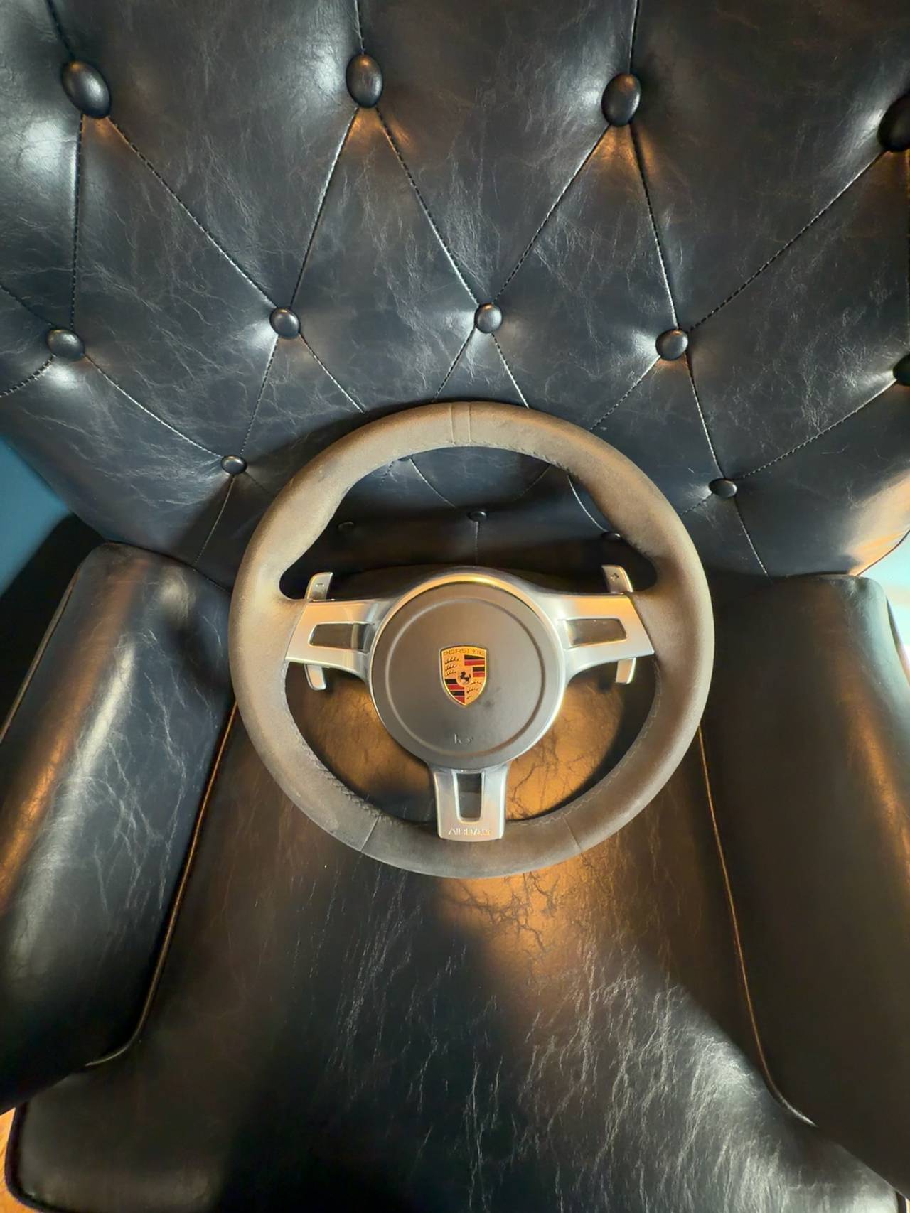 Porsche Alcantara Sport Design Steering Wheel