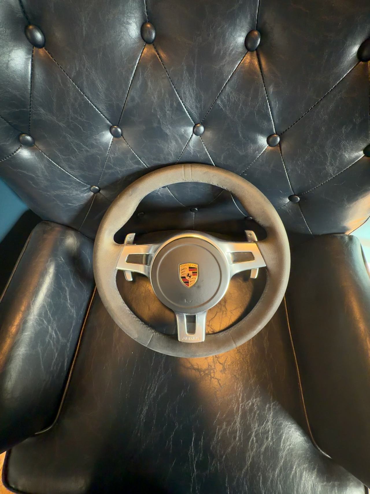 Porsche Alcantara Sport Design Steering Wheel
