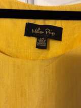 Melissa Paige Yellow Boho Tie-Front Asymmetrical Top
 - Image 3