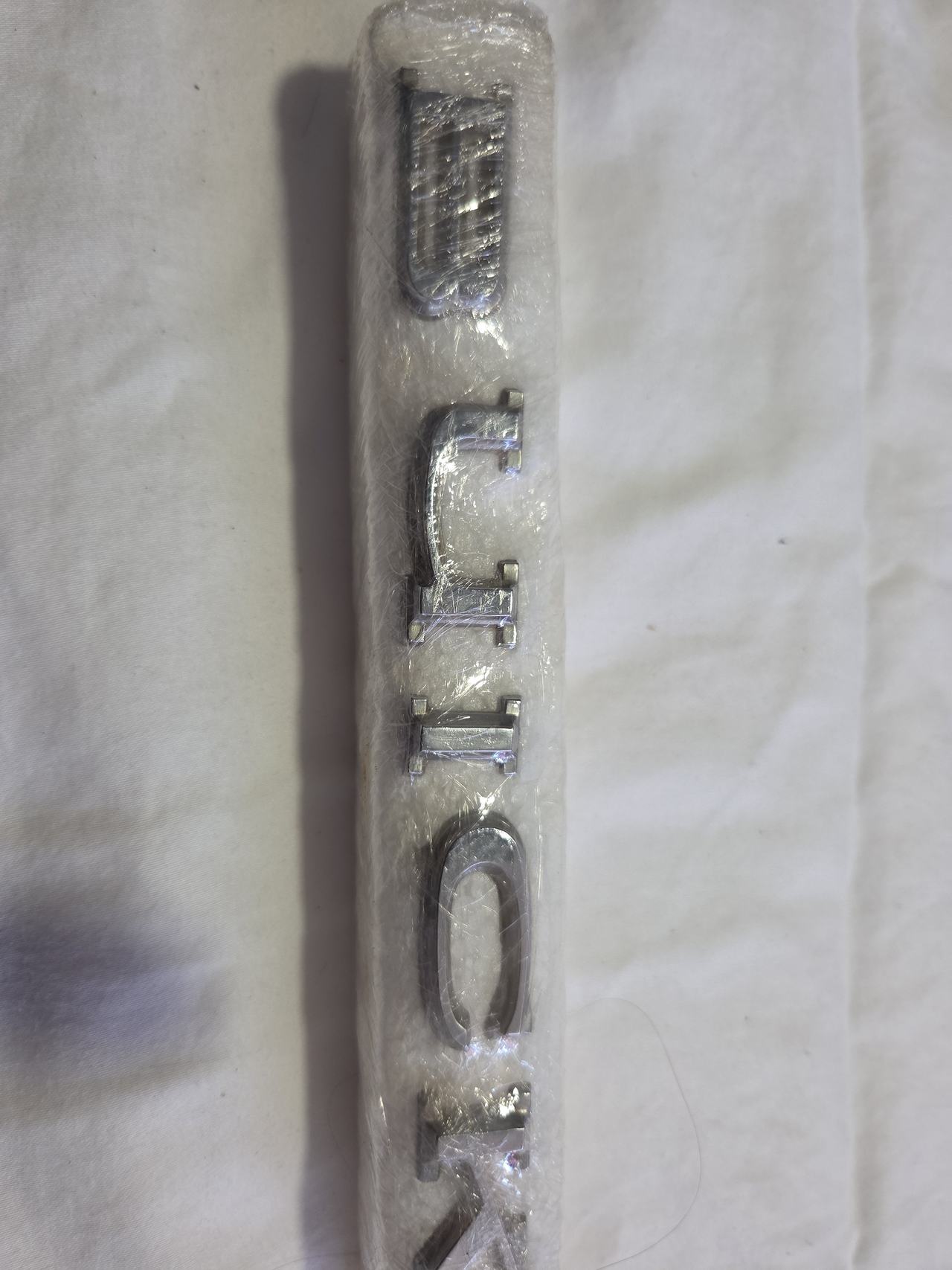 Buick Chrome Individual Letter Trunk Emblem