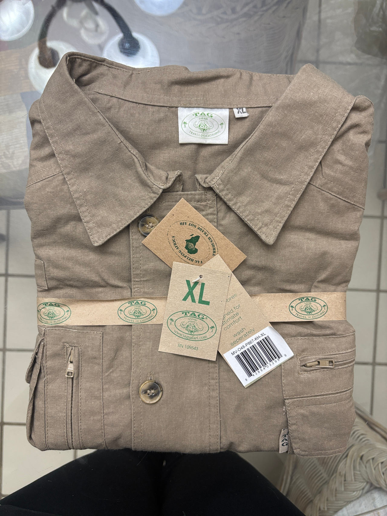 TAG Safari Shirt XL