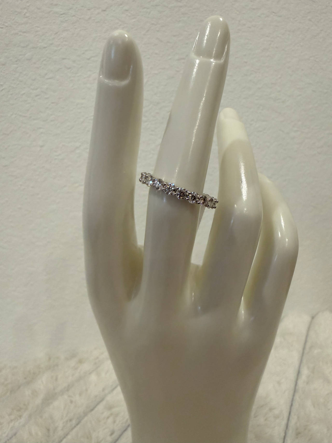 Moissanite 2.30 CTW Infinity Ring Size 7