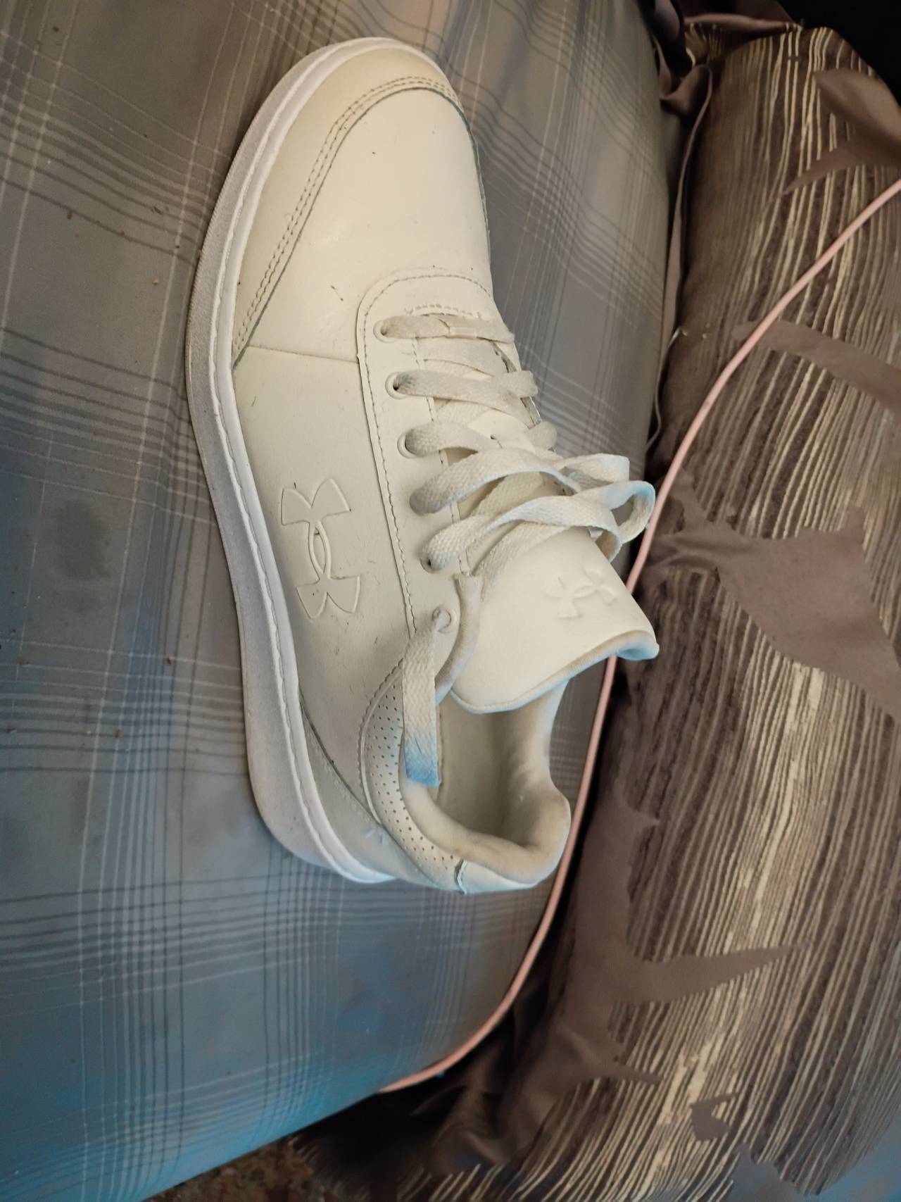 Under Armour Men's White Court Sneakers