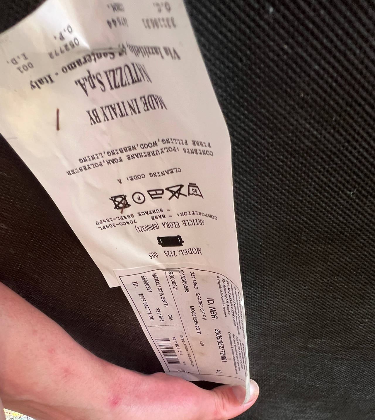 Natuzzi Elora Leather Sofa