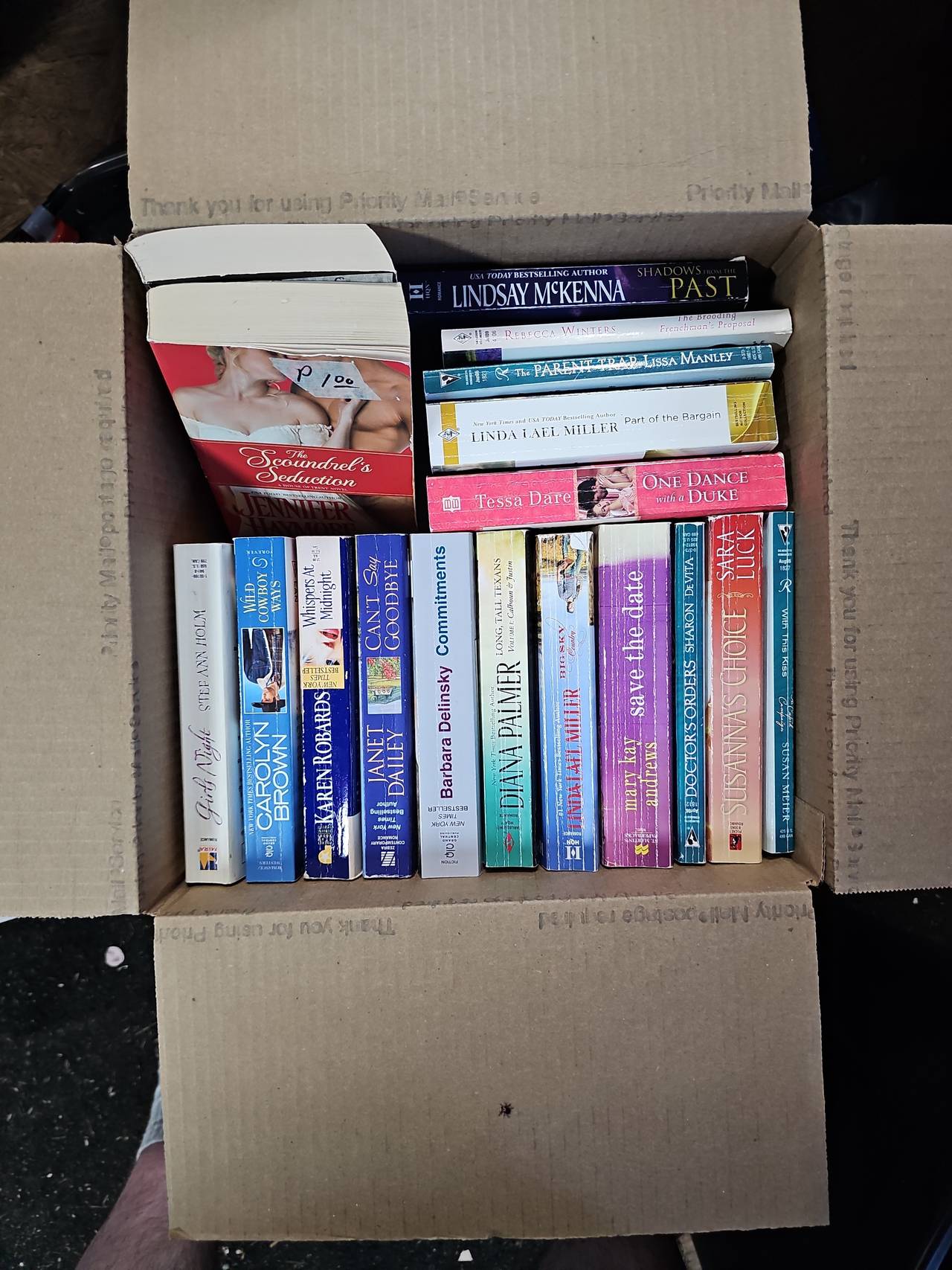 Bulk Lot of 18 Romance Paperback Books